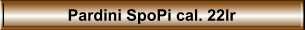 Pardini SpoPi cal. 22lr