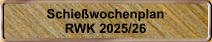 Schiewochenplan RWK 2025/26